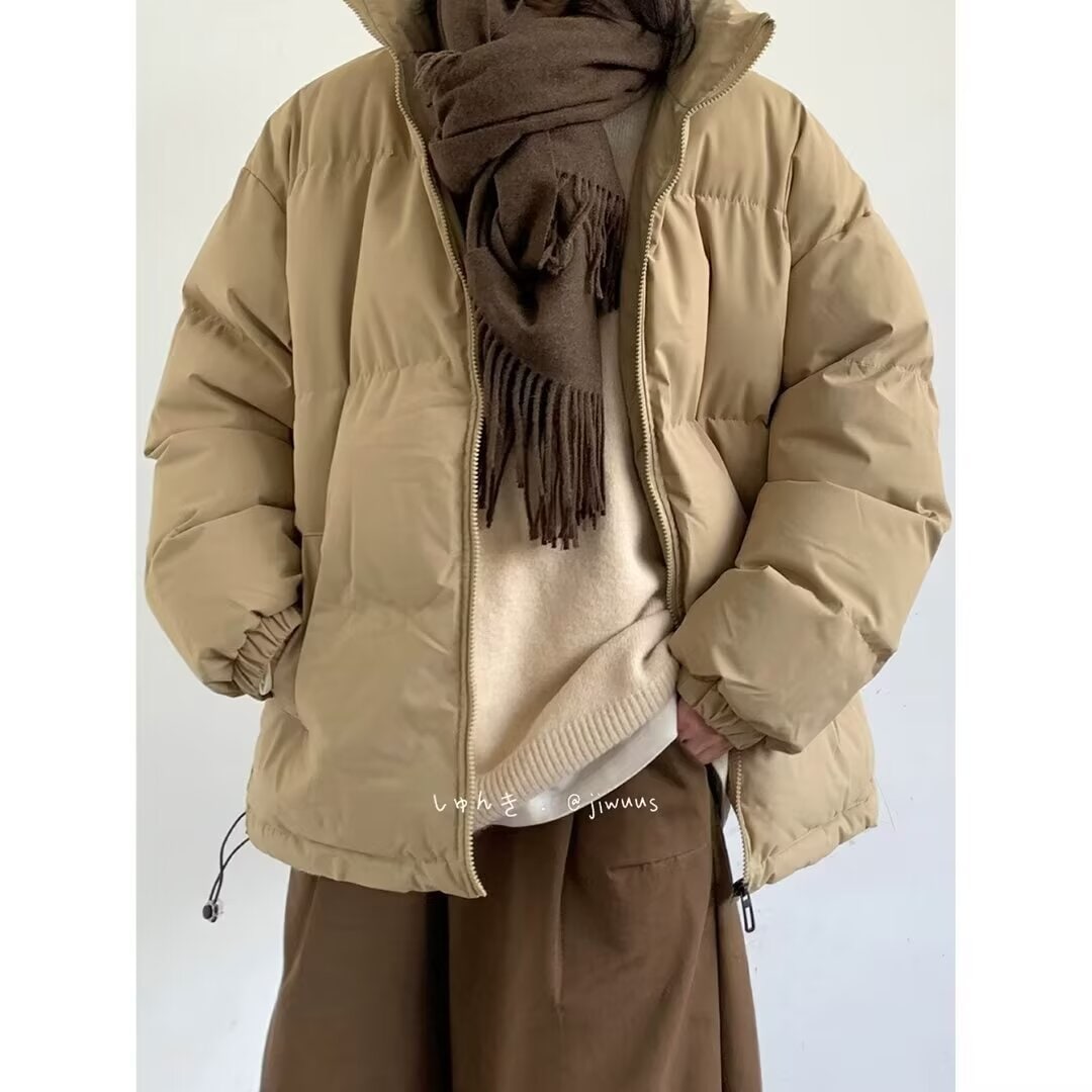 秋冬日本のレトロコットンジャケットメンズ新しいスタイルカレッジスタイルゆったりと多用途のカジュアルコットンジャケット男性用