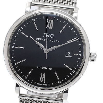 IWC SCHAFFHAUSEN IW356506 ポートフィノ デイト 自動巻き メンズ 良品 _968418【中古】 203,800円