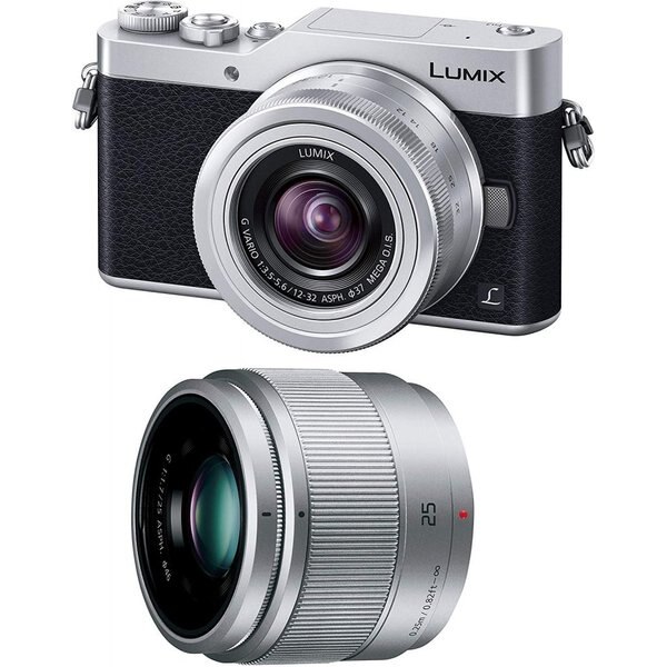【中古】パナソニック Panasonic GF9 ダブルズームレンズキット シルバー microSDカード付き