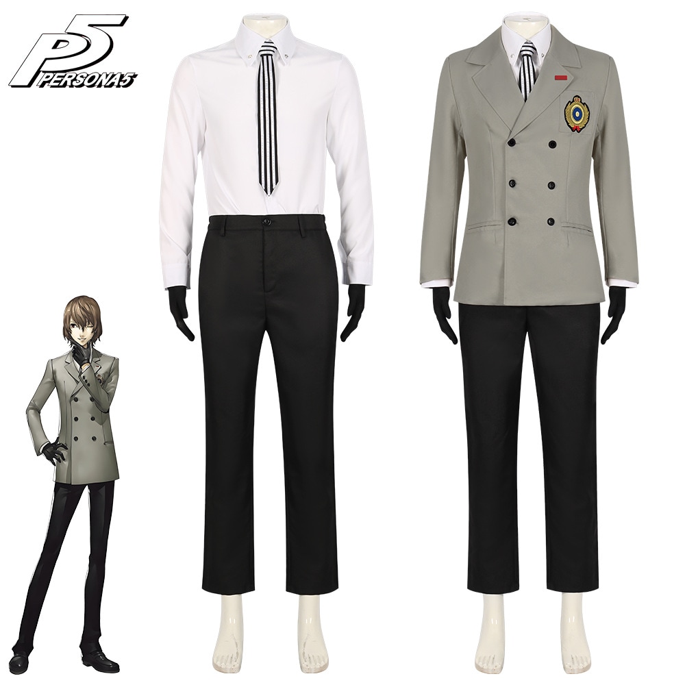 ペルソナp5 Akichigoro Cos衣類アキチゴロスーツユニフォームフルセットコスプレアニメーション