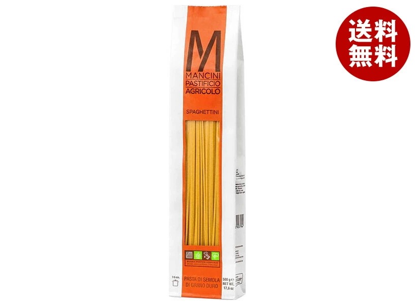 モンテ物産 マンチーニ スパゲッティーニ 1.8mm 500g×12袋入×(2ケース)