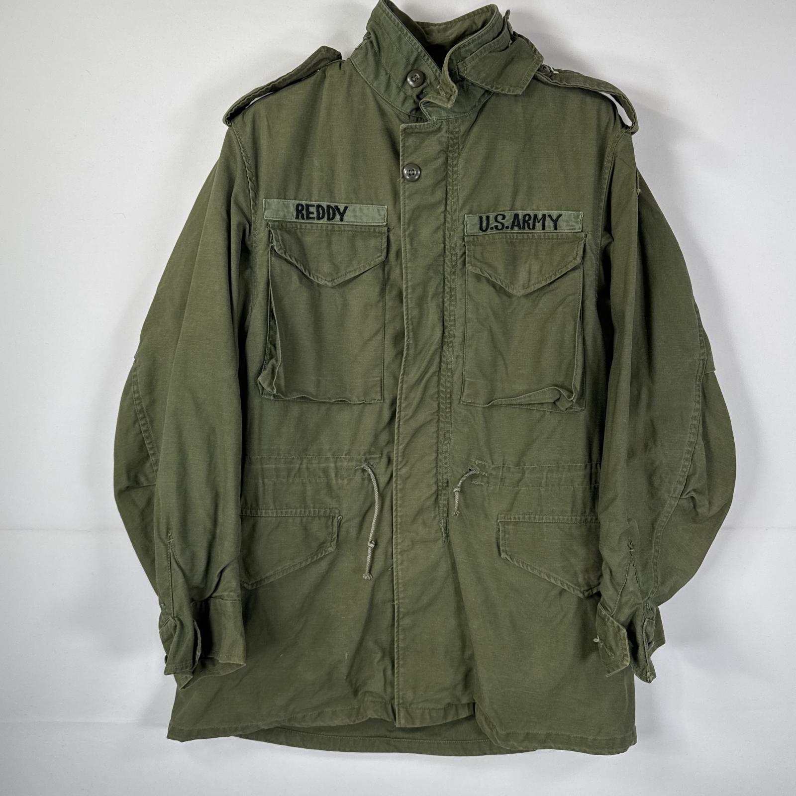 古着 ヴィンテージ ミリタリージャケット M-1951 M-51 米軍 実物 フィールドジャケット アルミジップ オリーブグリーン メンズ