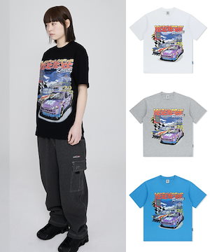 [YESEYESEE] Y.E.S BMX Tee★Tシャツ Qoo10 イェスアイシー Y.E.S BMX Tee プリント 半