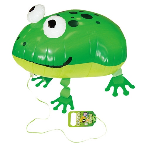 お散歩アイポップ ケロちゃん 10枚入 【 フィルムバルーン 装飾品 お散歩バルーン パーティー用品 アニマル ヘリウムガス イベント用品 ふうせん アルミフォイル お散歩風船 アルミホイル マイラー