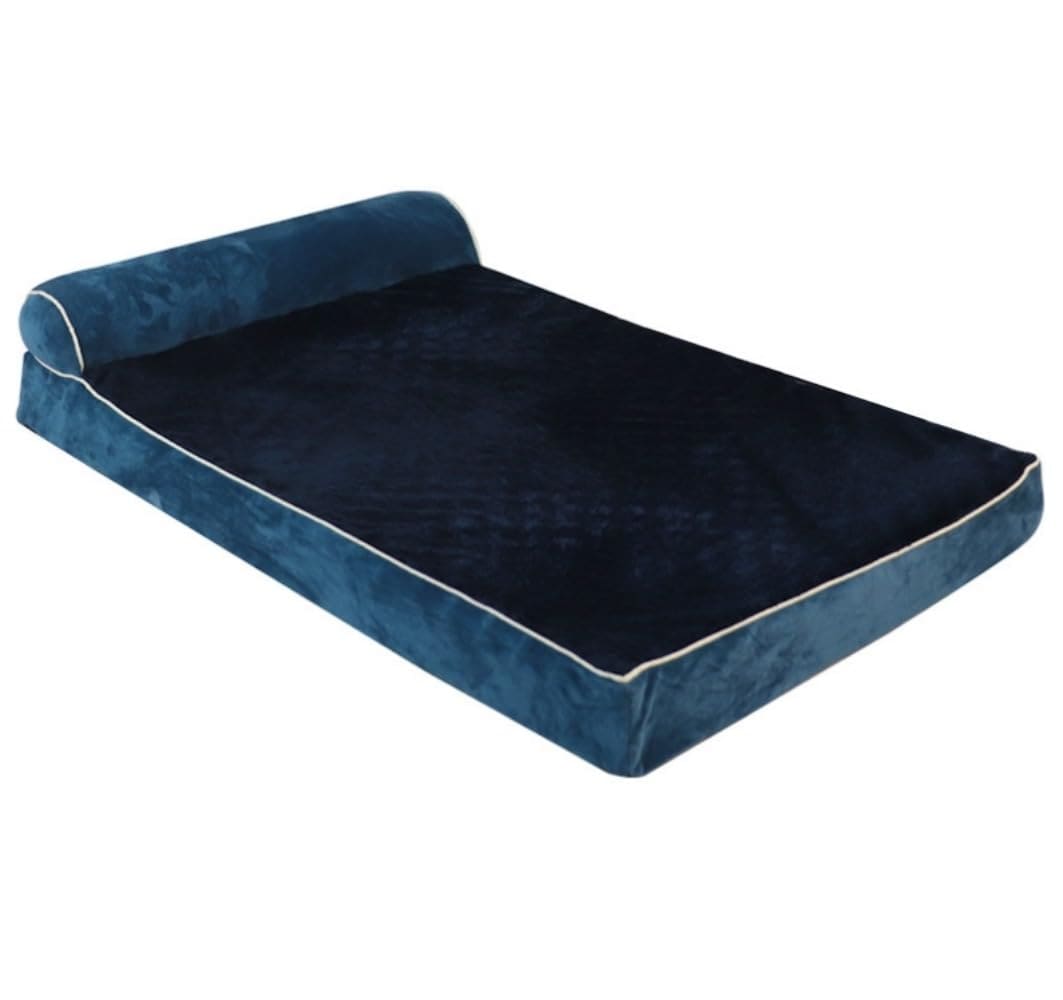 取り外して洗える犬用スリーピングパッドオールシーズン対応 噛んでも破れない犬用ベッド 通気性いいあったか防水耐噛 破れない 丈夫 特大犬用ベッド 中型犬 大型犬 通年使える 犬 ベッド (