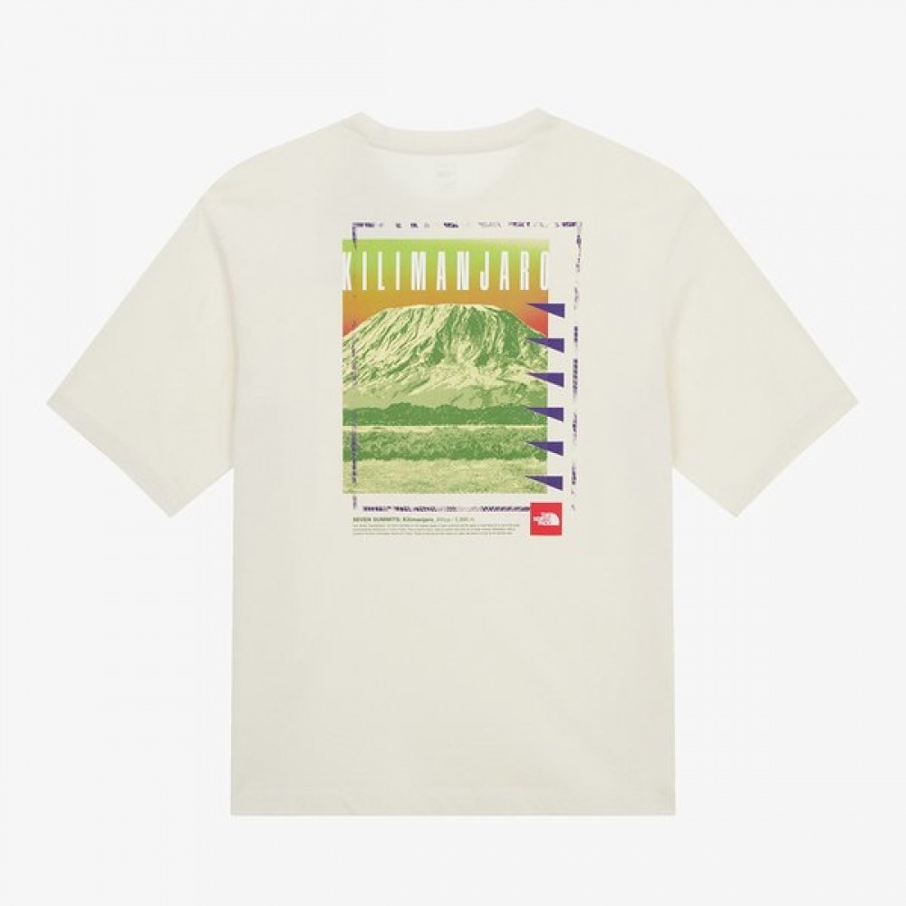 [ノースフェイス公式] NT7UR06B メンズMEKAショートスリーブラウンドTシャツ_アイボリー