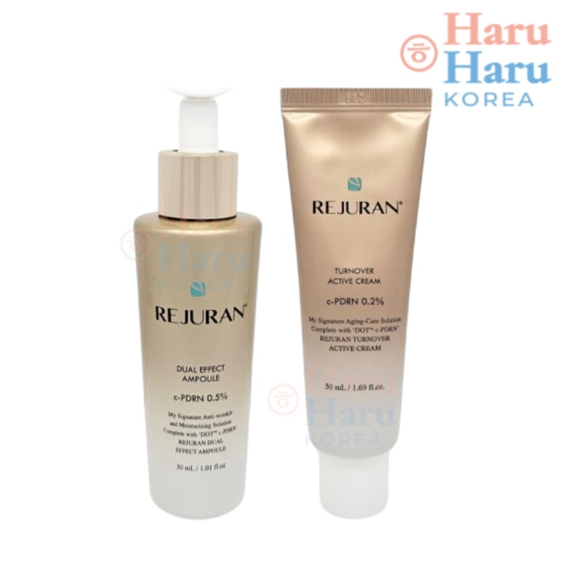 【正規品】【ゴールドセット構成】デュアル エフェクト アンプル 30mL+ターンオーバー アクティブ クリーム 50mL/PDRN ( c-PDRN )/美容液/ホームケア/ターンオーバーケア韓国コス