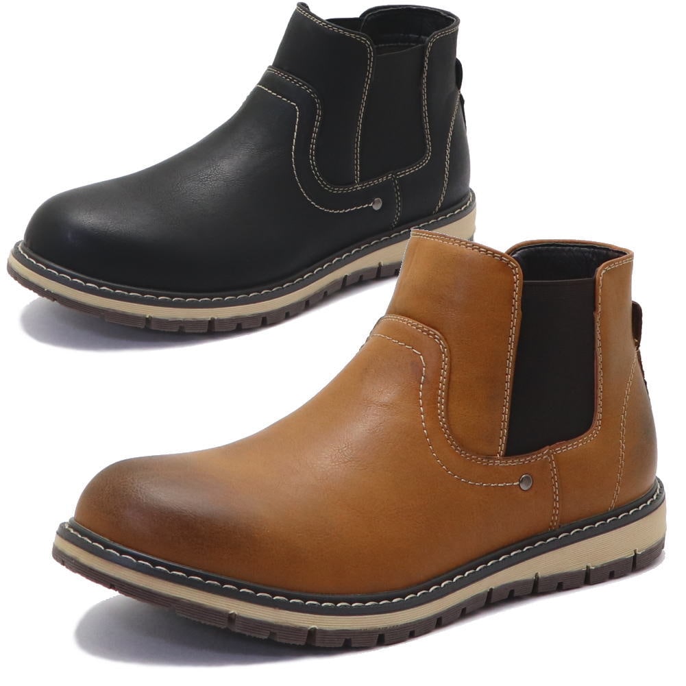 即納 メンズ サイドゴアブーツ 防水 防滑 ブーツ LIBERTO EDWIN No.50498