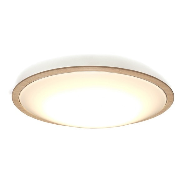 シーリングライト 12畳 LED 調色 調光 リモコン付き 照明 天井 CL12DL-5.11WFV-U ナチュラル 音声操作シリーズ ウッドフレームタイプ メーカー直送