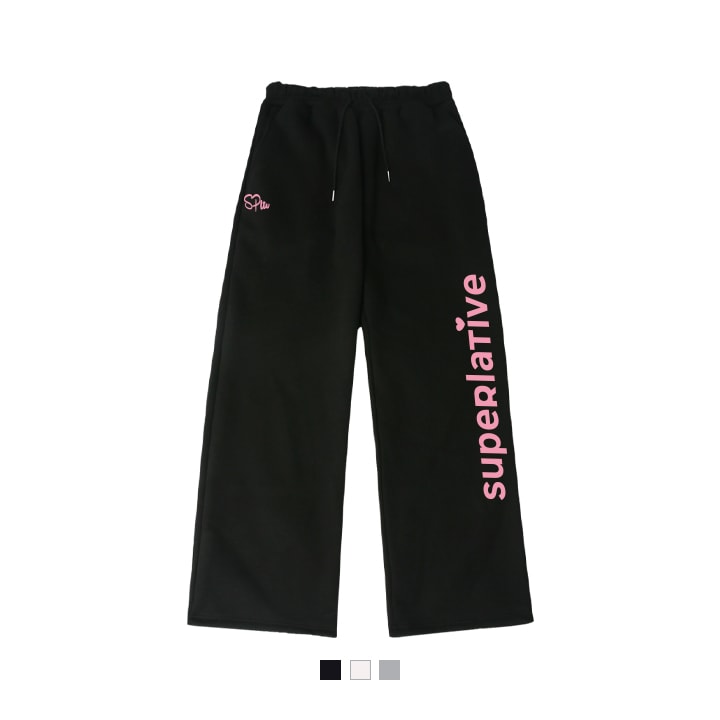 SIDE SUTIV 起毛 WIDE PANTS (GWP4-4SP102)