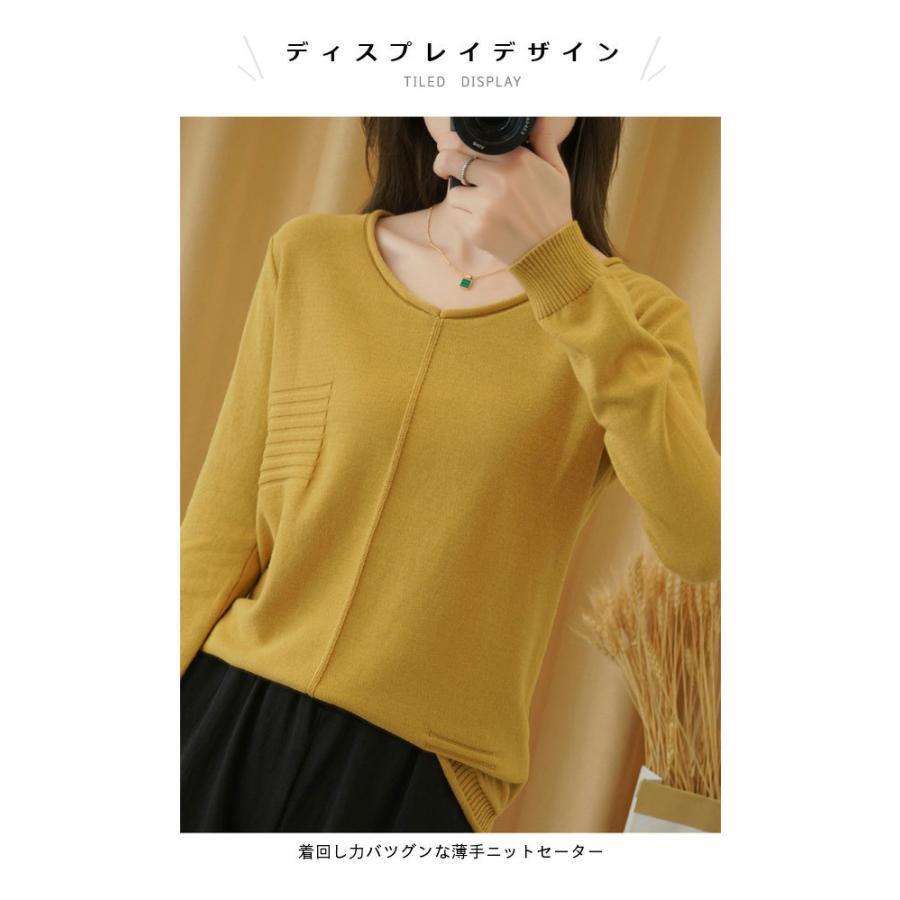 ニットセーター レディース セーター リブニット ニットトップス 長袖 ラウンドネック 無地ニット 無地 リブ編み ニット トップス バレンタイン プレゼント