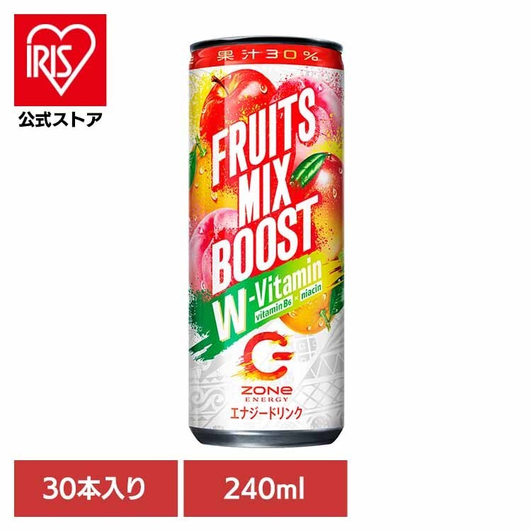【30本】エナジードリンク ZONE エナジー ZONe ENERGY FRUITS MIX BOOST +PEACH