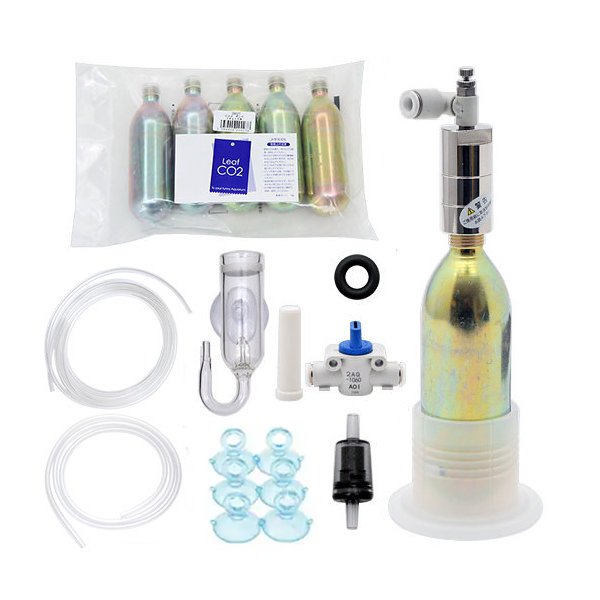 ＣＯ２フルセット　チャームオリジナルコンパクトレギュレーター　ＡセットＤＸ（６ｍｍ対応）　水草　ＣＯ２添加　ＣＲＣ10―17―10―10―00