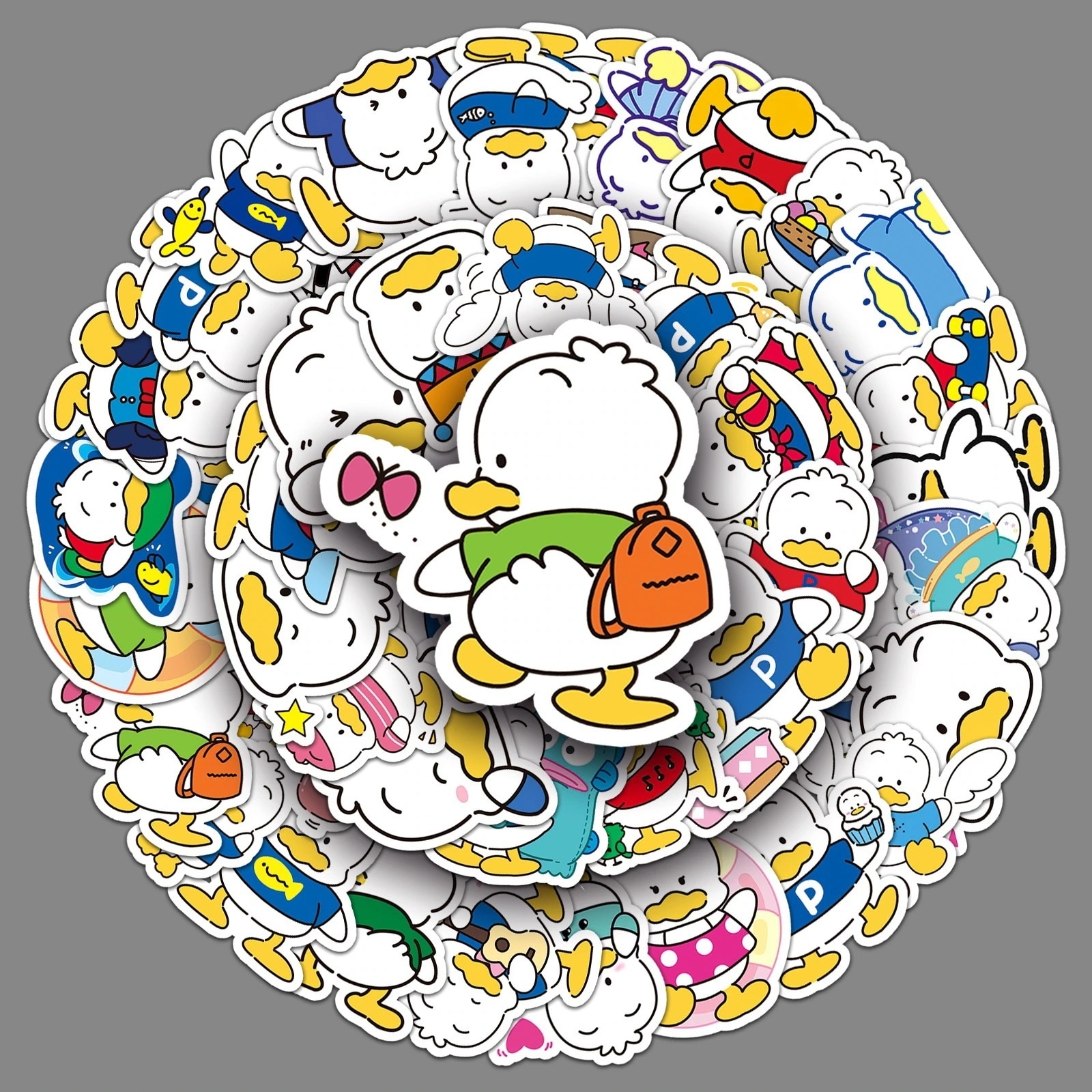 【あなたの好きな漫画】50 枚のベイカーダックサンリオステッカー漫画かわいい Guka 装飾水カップ携帯電話ケース小さな餅クリエイティブステッカー