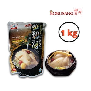 サムゲタン ファイン 土種（トジョン）参鶏湯 1kg x 1個　レトルト 韓国でも大評判の美味しいサムゲタン 韓国産サムゲタン 韓国食品 韓国料理 韓国食材 (13853x3)