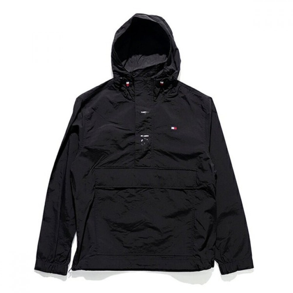 [トミーヒルフィガー] トミーヒルフィガーポップオーバーナイロンゴルフアノラックブラック153AN896