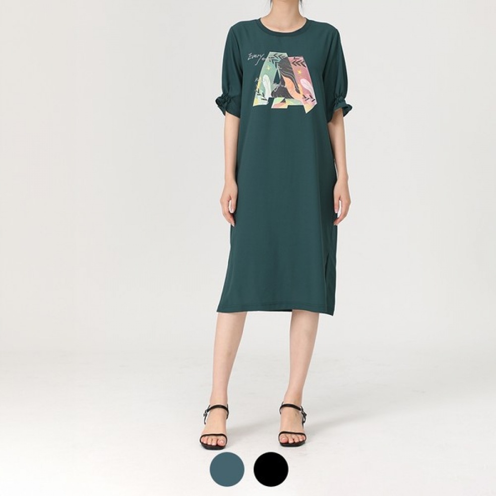 (アナルドバシーニ) (アナルドバシーニ) シャーリングスリーブドレス (AV07OP04M)