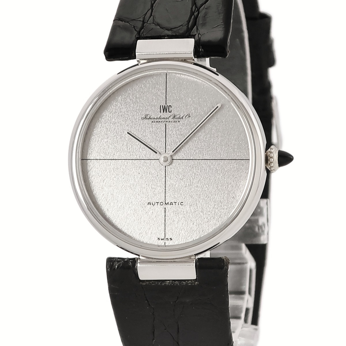 ポートフィノ オートマティック 3203 自動巻き メンズ シルバー ラウンド アンティーク スリム カボション 3年保証