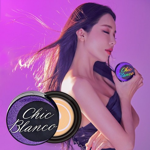 公式 韓国 シークブランコ マジック バイオレットフル カバーアップ C ナイトファクトクッション + 詰め替えセット 密着 くすみ カバー ロングウェアクッション 贈り物 レフィル