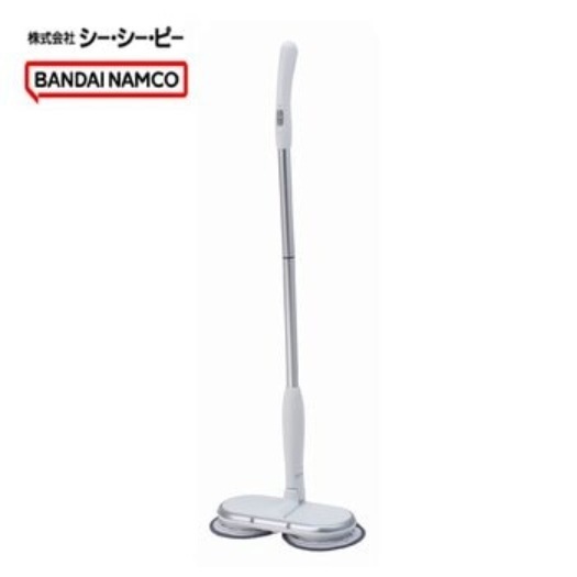 【倉庫直送】　シーシーピー コードレス回転モップクリーナー 軽ピカ TZJ-MA951 ホワイト