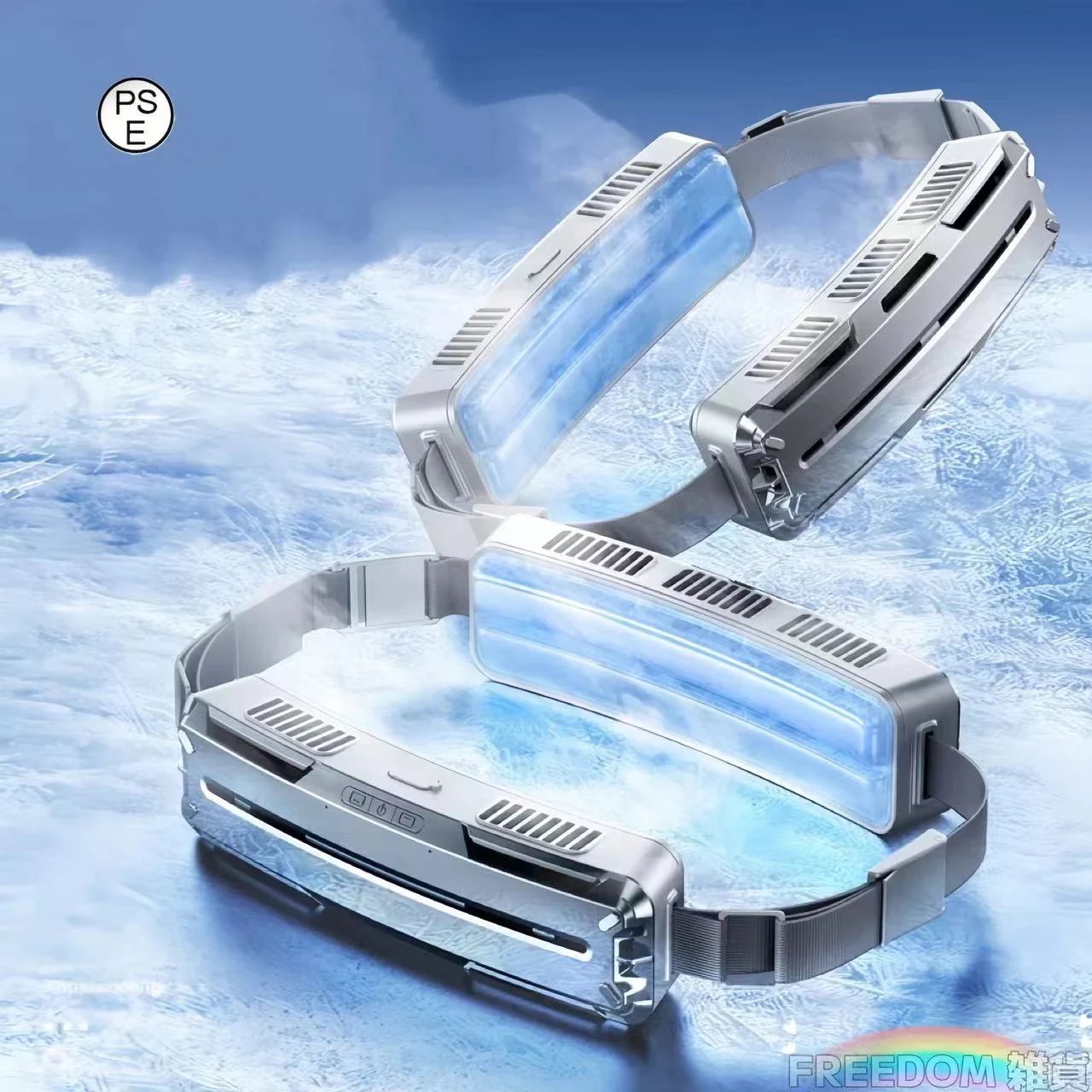 腰掛け扇風機 強力 ベルトファン 2025新登場 冷風機 dcモーター 5000mAh大容量 長持ち クールリング 冷却パッド PCM 冷却プレート 3段風 静音 小型 腰掛け扇風機 強力 ベルトファ