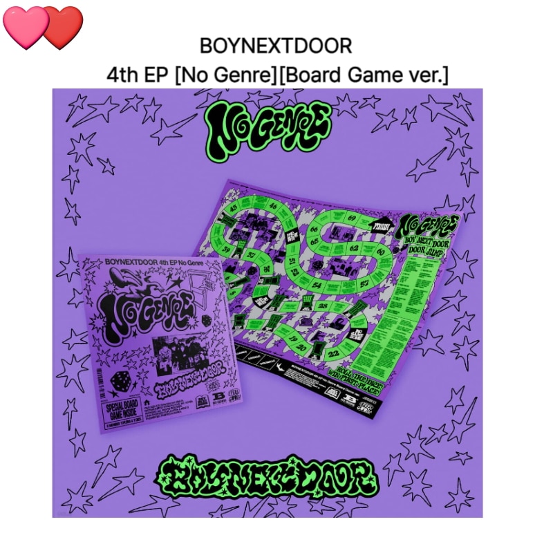 (特典)BOYNEXTDOOR 4th EP [No Genre][Board Game ver.][6種 SET]チャート反映