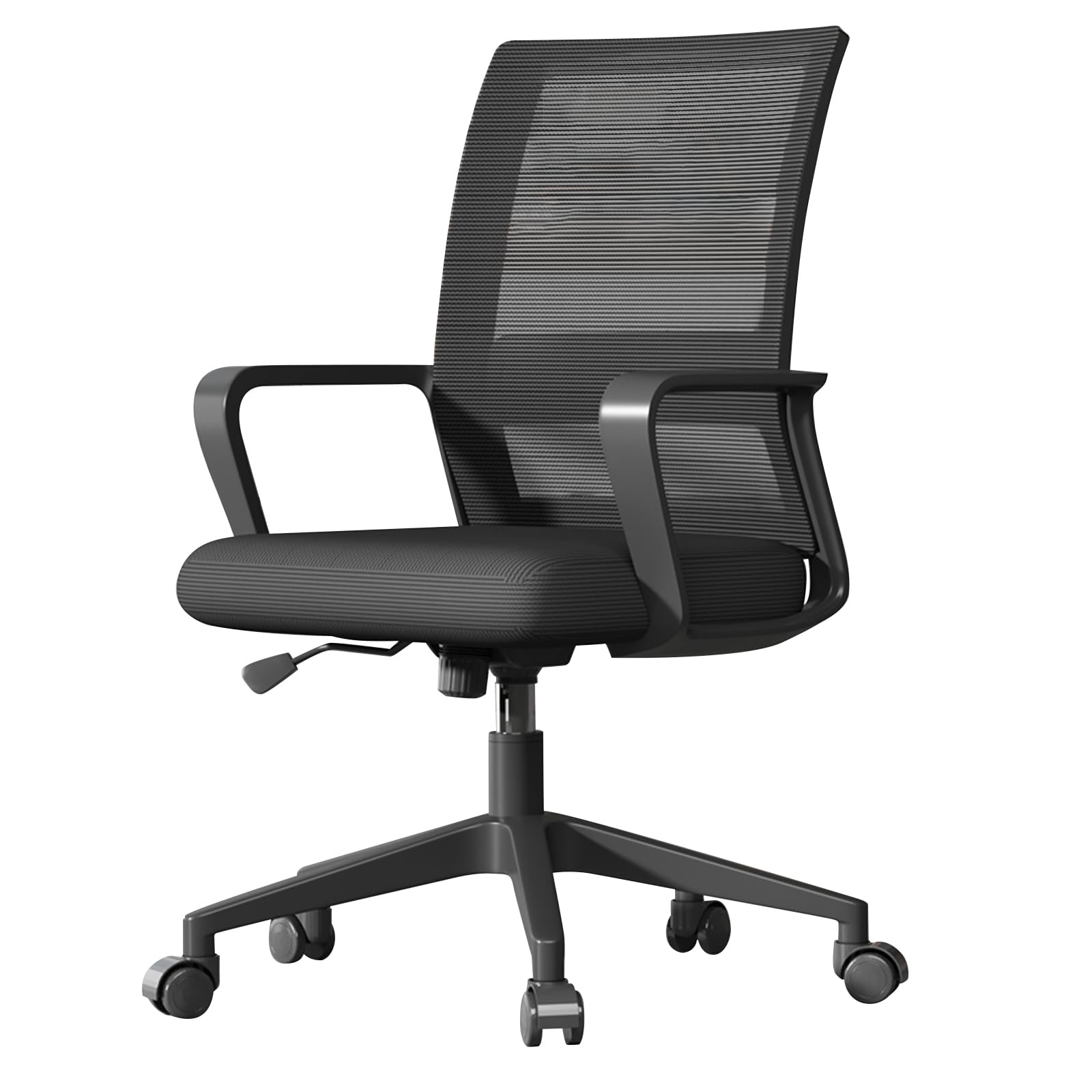 EdoErgo オフィスチェア 肘つき 椅子 テレワーク 疲れない デスクチェア パソコンチェア 360度回転 無段階昇降 約105度ロッキング 通気性メッシュ コンパクト おしゃれ 在宅勤務 勉強椅
