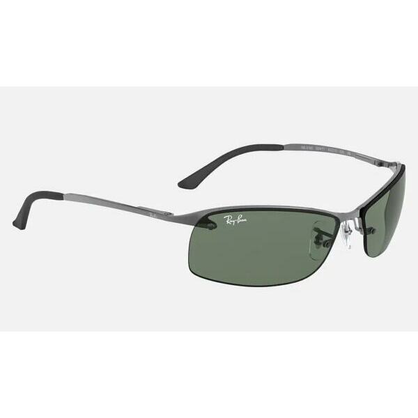 サングラス RaybanPolished Gunmetal/Grey Classic 63 mm Sunglasses RB3183 004/71 63