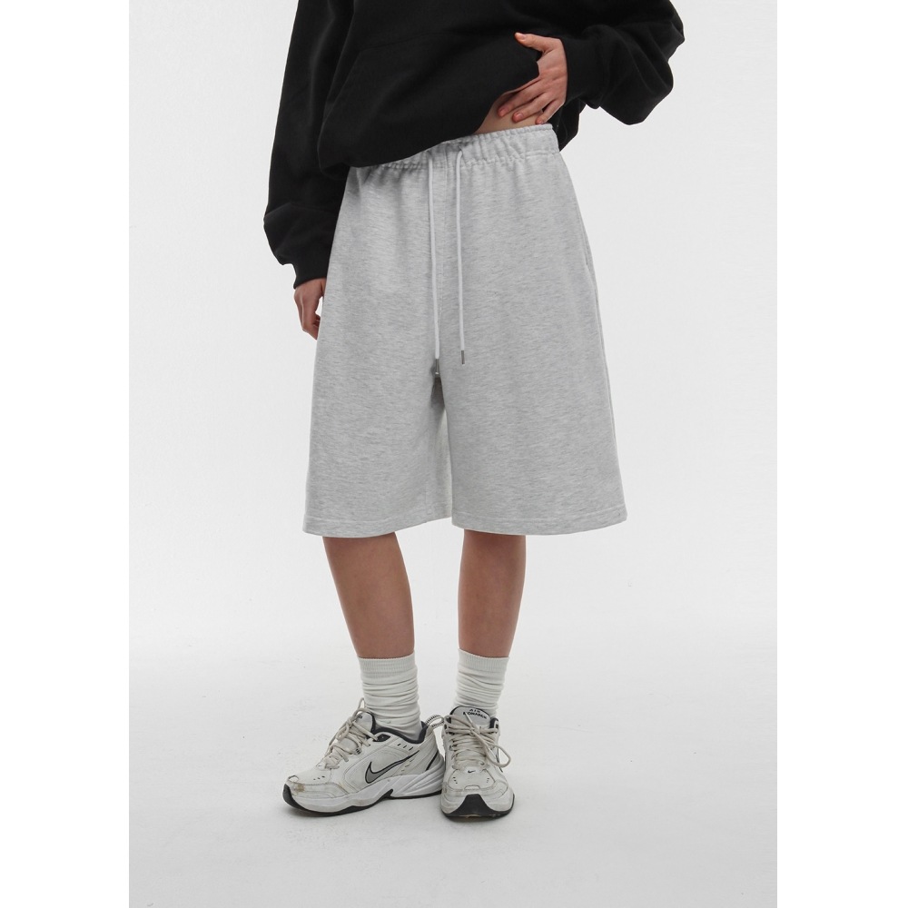 ブラックアップ [ニュースプリング] [B-ベーシック] ヘビーコットンバミューダバンディングパンツ