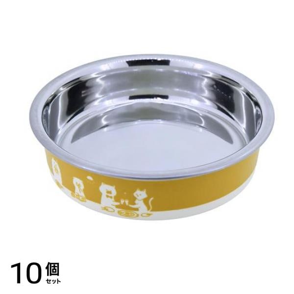 キャティーマン ステンレス食器ごはんにゃわん 猫用 ビストロ 1個入 10個セット