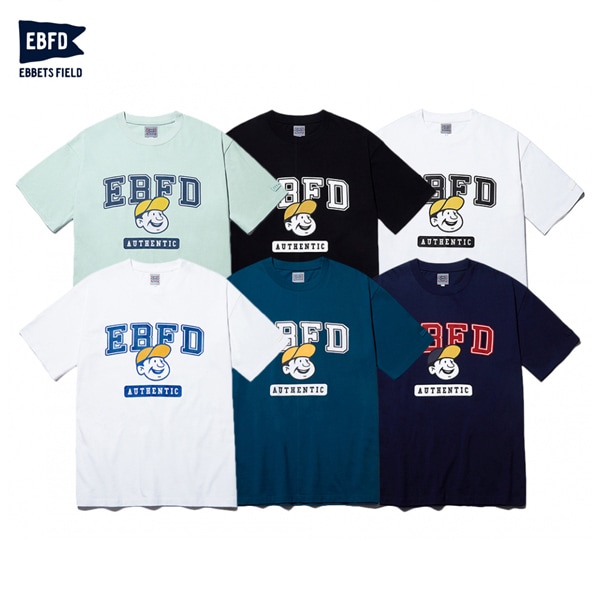 [EBBETSFIELD] EFF ベッツ半袖Tシャツ 6カラー イヴェットフィールド オーバーフィットメンズレディース