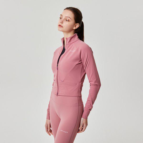 [] 女性トレーニングジップアップ SPJPCNFT253WDPK