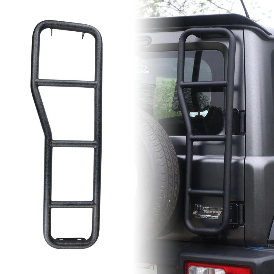 ジムニー リアラダー JB64 リアドアテールラダー はしご JB74W ラダー本体組立不要 黒 新型 ジムニーシエラ 梯子 外装パーツ