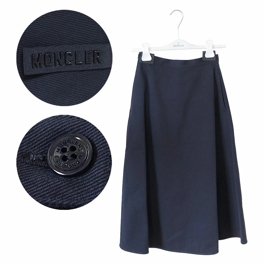 スカート レディース 2D00016 596IT 774 フレアスカート ロングスカート ミモレ丈 ボトムス ナイトブルー ネイビー