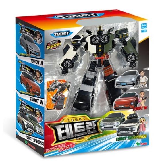 トボット/TOBOT/テトラン/スペシャルパック/カラーチェンジ/四段合体/ツインパンチ/A/W/四種ロボット合体/自動車/合体ロボット/変身ロボット/韓国ロボット/2024/新型