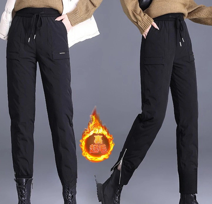 Hot!!!ダウンパンツ レディース ボトムス 暖かい 防風 防寒 ダウン ボトムス 冬 暖かい パンツ 防寒着 軽量 細身 防風ダウンパンツ ダウン ズボン 母 プレゼント