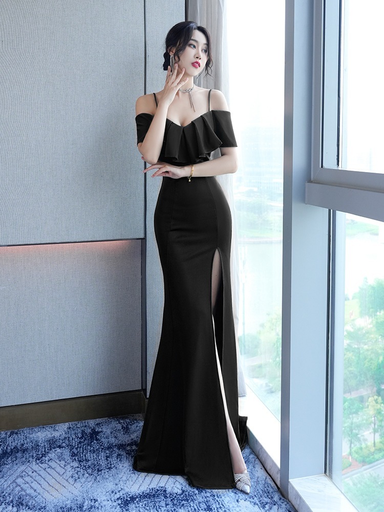 イブニングドレス パーティードレス セクシー スリット ワンピース 二次会 結婚式 成人式 お呼ばれ 披露宴 14