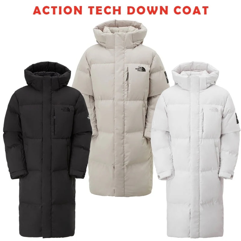 韓国正規品保証 関税負担なし NC1DP50J ACTION TECH DOWN COATデイリー 基本 着装 男子 女子 人気 韓国 ファッション 男女共用 アウトドア