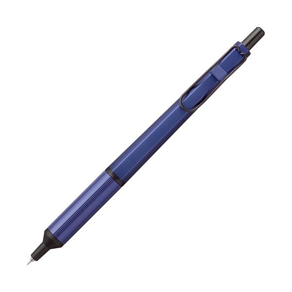 （まとめ）三菱鉛筆 油性ボールペン ジェットストリーム エッジ 0.28mm 黒 （軸色：ネイビー） SXN100328.9 1本 (×5セット)