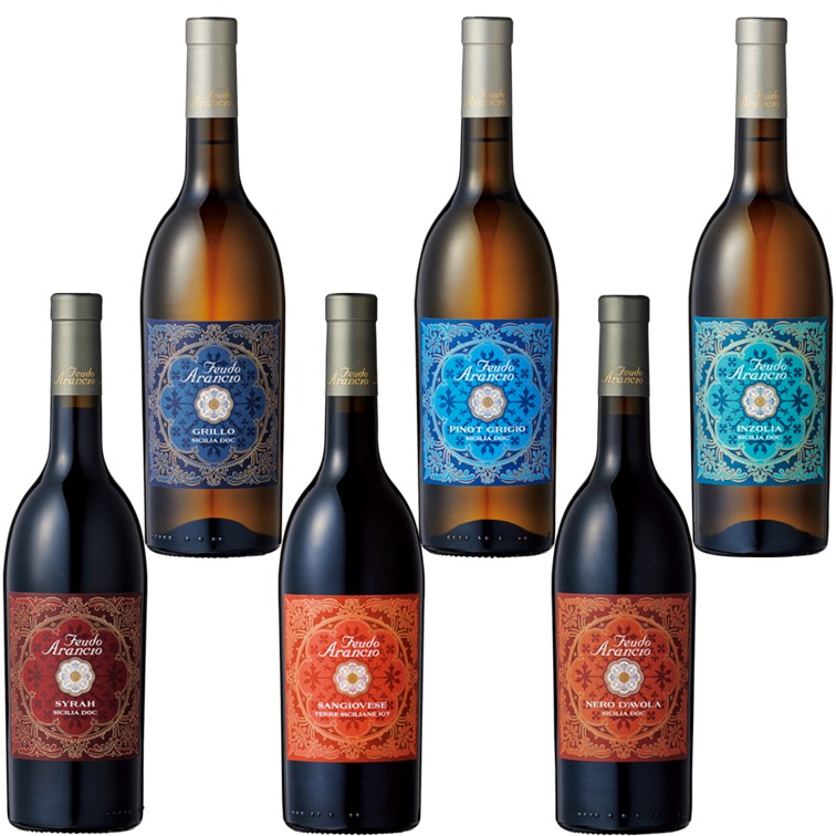 超ハイコスパ　イタリアシチリアワイン フェウドアランチョ 飲み比べ 6本セット 各750ml 7,033円