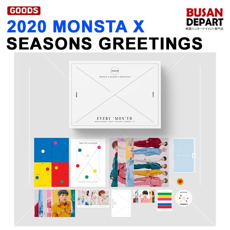 [即日-1] 2020 MONSTAX SEASONS GREETINGS シーズングリーティング カレンダー(2020年です)