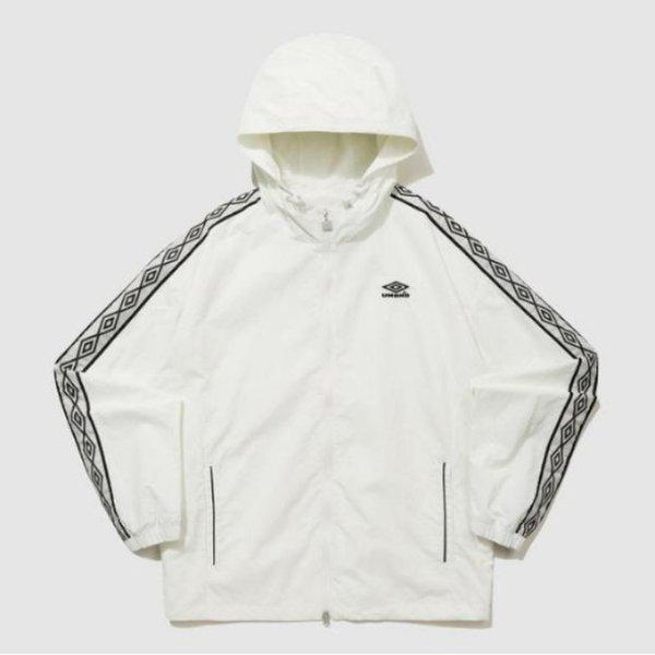 フードジップアップ LQC UQ123CJK24-SCW HBL サイドダイヤモンドフードジャンパー / sweetcorn
