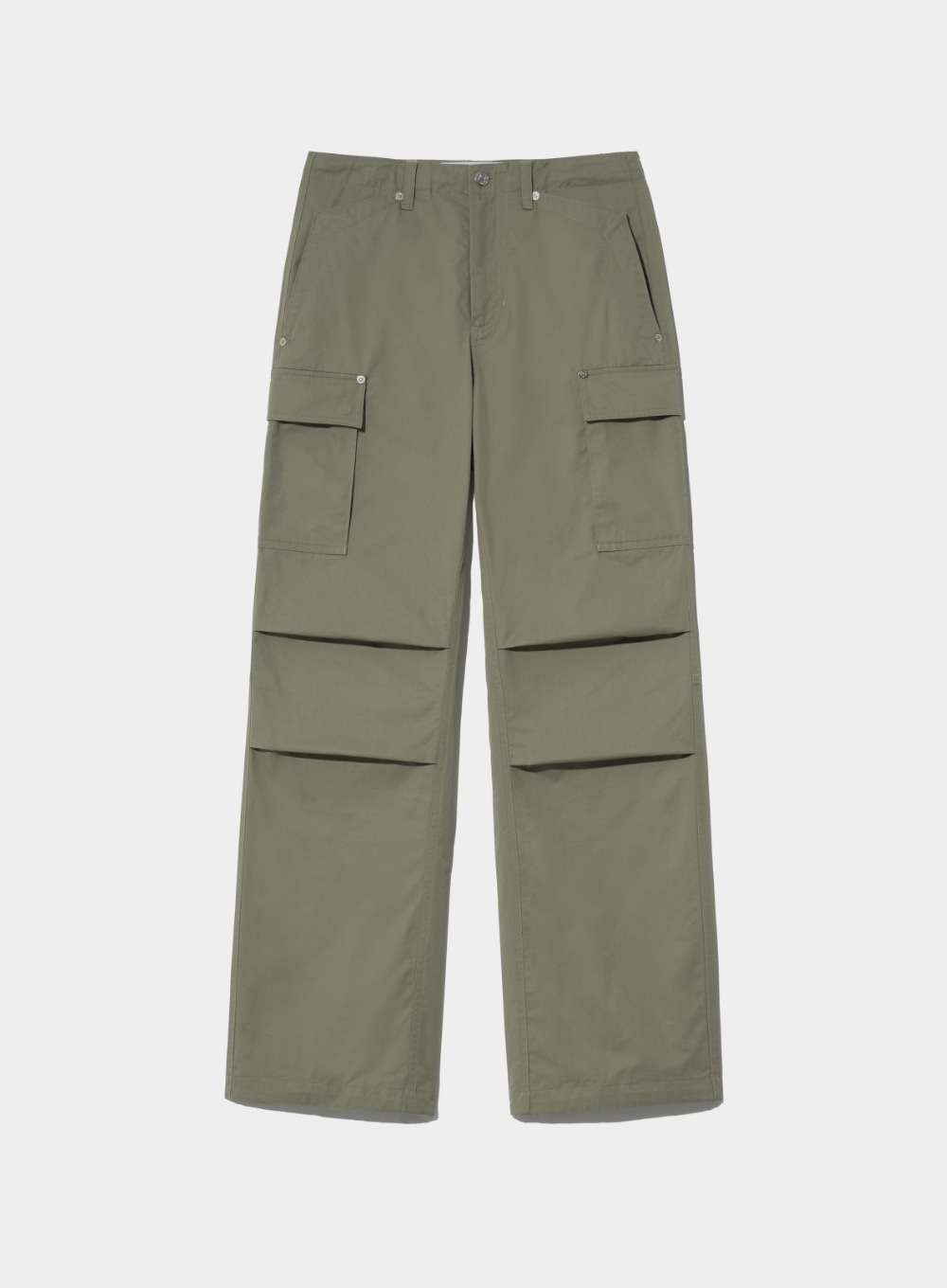 【SATUR】 (W) TORINO STRING FLAP POCKET CARGO PANTS : OLIVE KHAKI