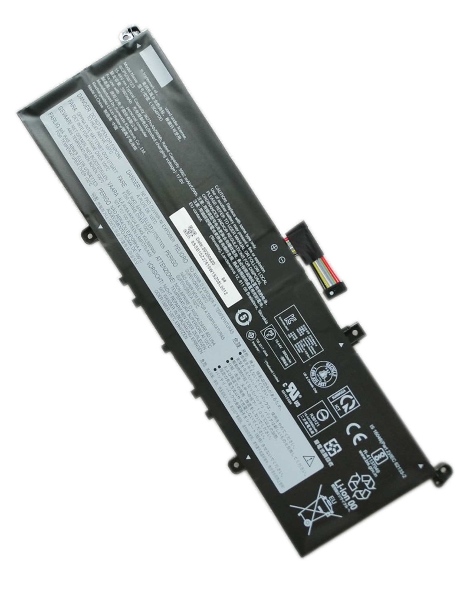 L19D4PDD 電池・Lenovo/ThinkPadノートパソコン互換 56Wh/3627mAh ThinkBook 13s 14s G2 ITL 5B10Z37617 5B10Z37618 L19