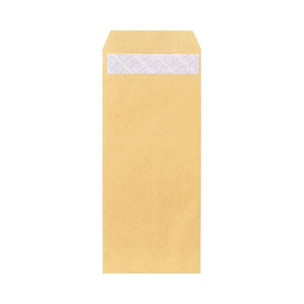 (まとめ) ピース R40再生紙クラフト封筒 テープのり付 長4 70g／m2 枠あり 841 1パック（100枚） (×30セット)