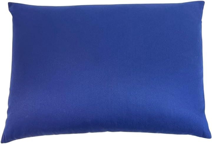 大きいそばがら 枕 日本製 そば殻 まくら 高さ調節可能 カバー付き 特大サイズ 50ｃｍx70ｃｍ ネイビー( ネイビー　特大, 特大)