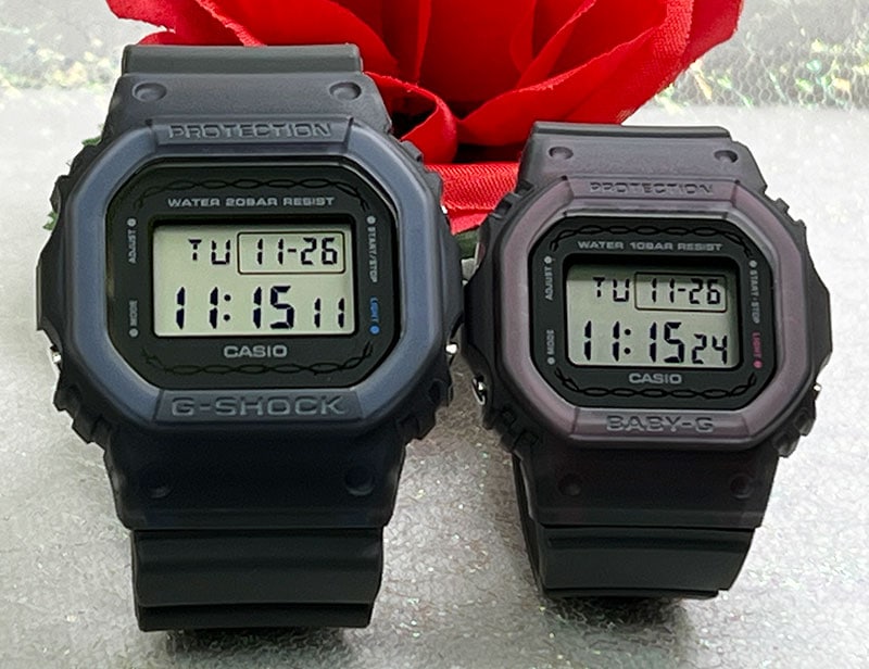 恋人たちのGショック G-SHOCK BABY-G ペアウォッチ PRECIOUS HEART SELECTION DW-5600RS-8JF BGD-565RS-8JF プレシャスハート クリスマス