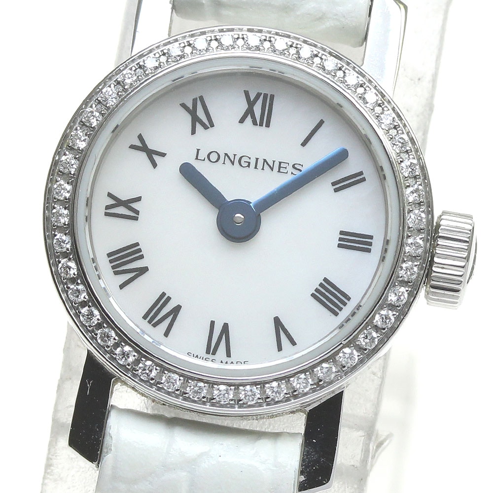 ロンジン LONGINES L2.303.0 ミニ ダイヤベゼル クォーツ レディース 良品 _861045【中古】 44,850円