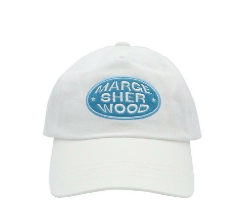 [MARGESHERWOOD]★LOGO PATCH BALLCAP MARGESHERWOOD】 LOGO PATCH BALLCAP : WHITE キャップ