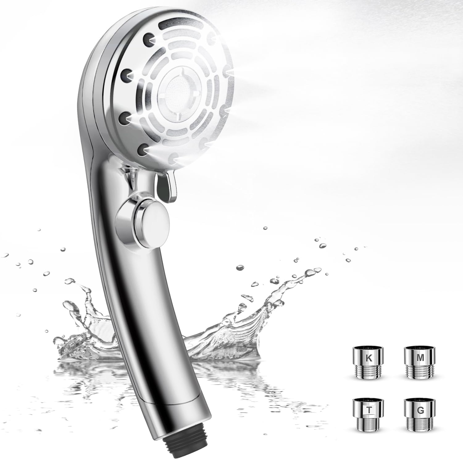 シャワーヘッド マイクロナノバブル【2024新モデル&6段階水流&超極小泡】増圧 節水シャワーヘッド 手元止水 ウルトラファインバブル shower head 高水圧 スキンケア 肌や頭皮に優しい 保